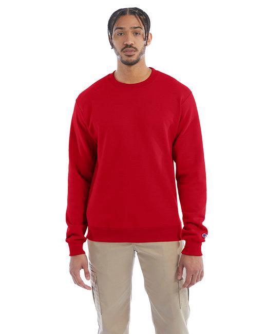 s600-champion-adult-powerblend-crewneck-sweatshirt - scarlet