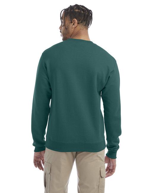 s600-champion-adult-powerblend-crewneck-sweatshirt - emerald-green