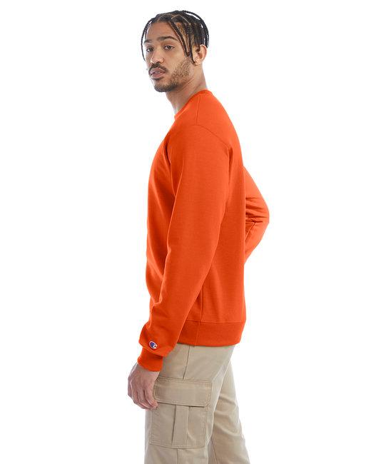 s600-champion-adult-powerblend-crewneck-sweatshirt - orange