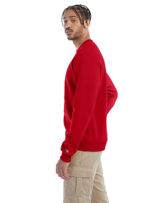 s600-champion-adult-powerblend-crewneck-sweatshirt - scarlet
