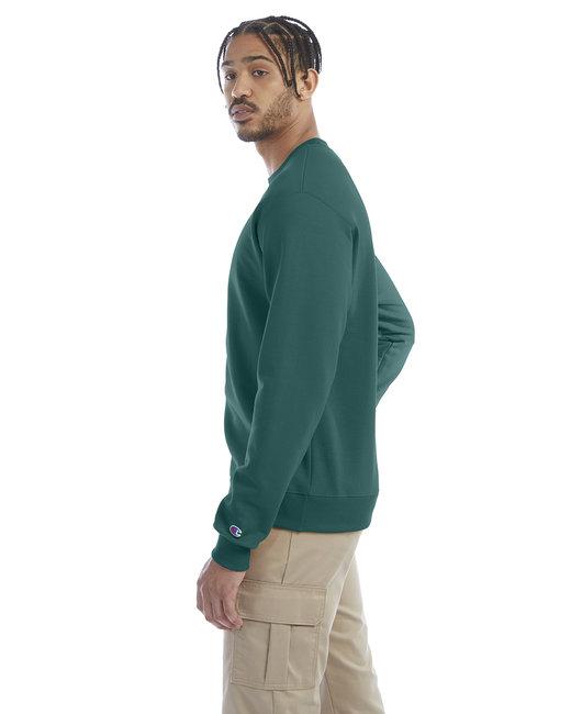 s600-champion-adult-powerblend-crewneck-sweatshirt - emerald-green
