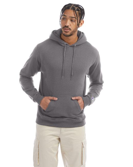 s700-champion-adult-powerblend-pullover-hooded-sweatshirt - stone-gray