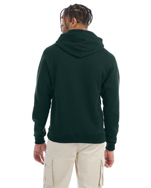 s700-champion-adult-powerblend-pullover-hooded-sweatshirt - dark-green