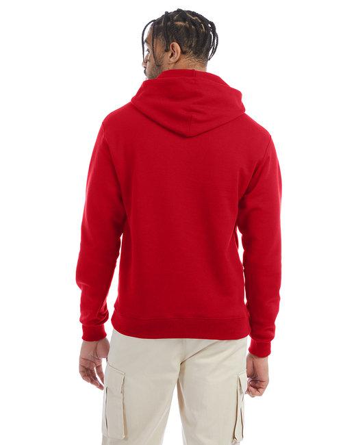 s700-champion-adult-powerblend-pullover-hooded-sweatshirt - scarlet
