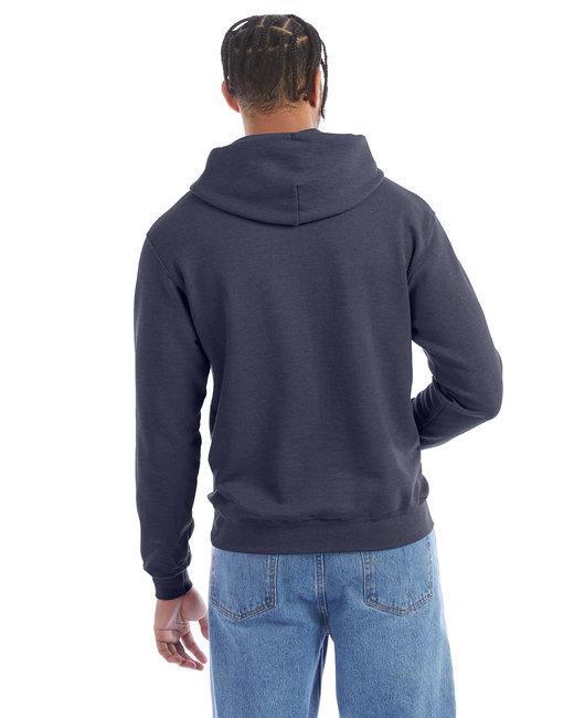 s700-champion-adult-powerblend-pullover-hooded-sweatshirt - navy-heather