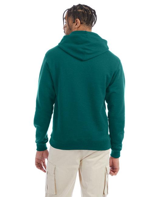 s700-champion-adult-powerblend-pullover-hooded-sweatshirt - emerald-green