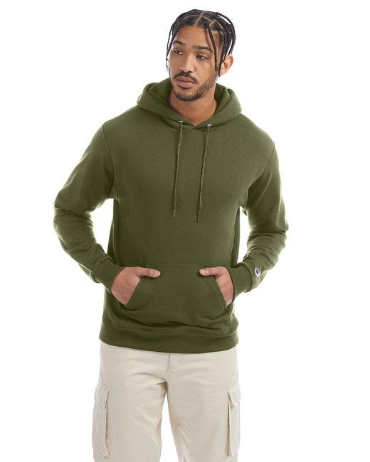 s700-champion-adult-powerblend-pullover-hooded-sweatshirt - fresh-olive