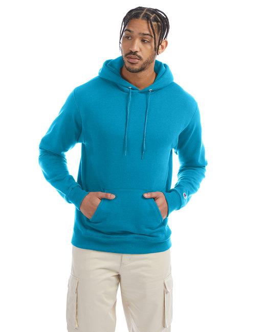 s700-champion-adult-powerblend-pullover-hooded-sweatshirt - tempo-teal