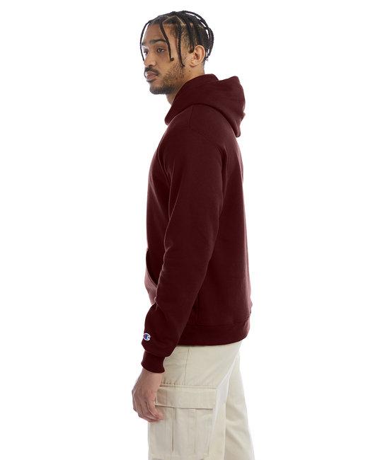 s700-champion-adult-powerblend-pullover-hooded-sweatshirt - maroon